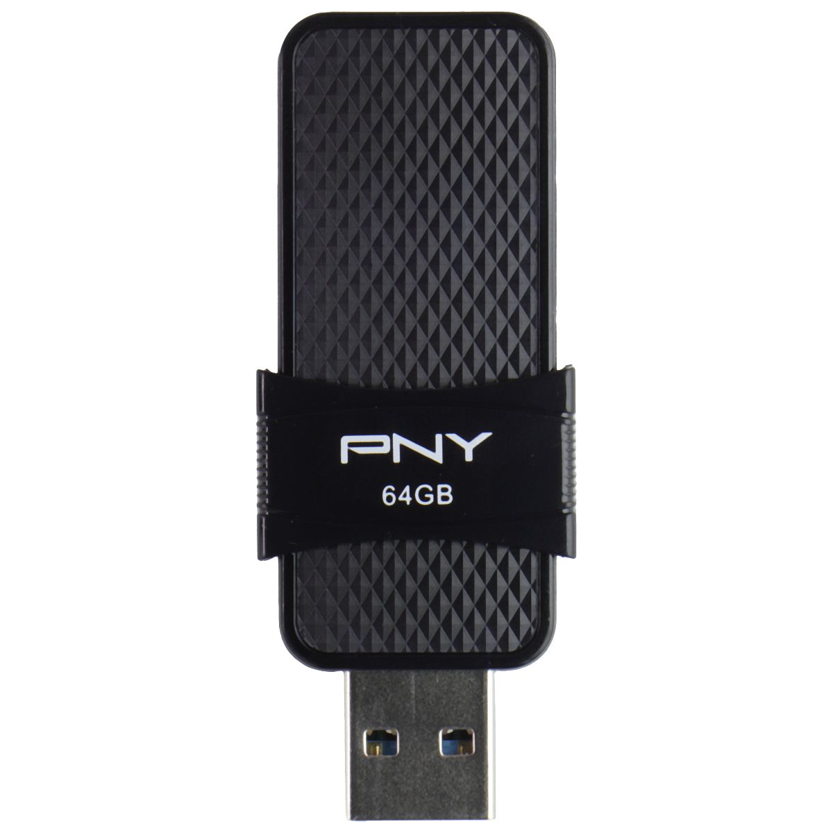 PNY (64GB) DUO LINK USB 3.1 Type-C OTG Flash Drive - Black (P-FD64GOTGSLTC-GE) Digital Storage - USB Flash Drives PNY - Simple Cell Bulk Wholesale Pricing - USA Seller
