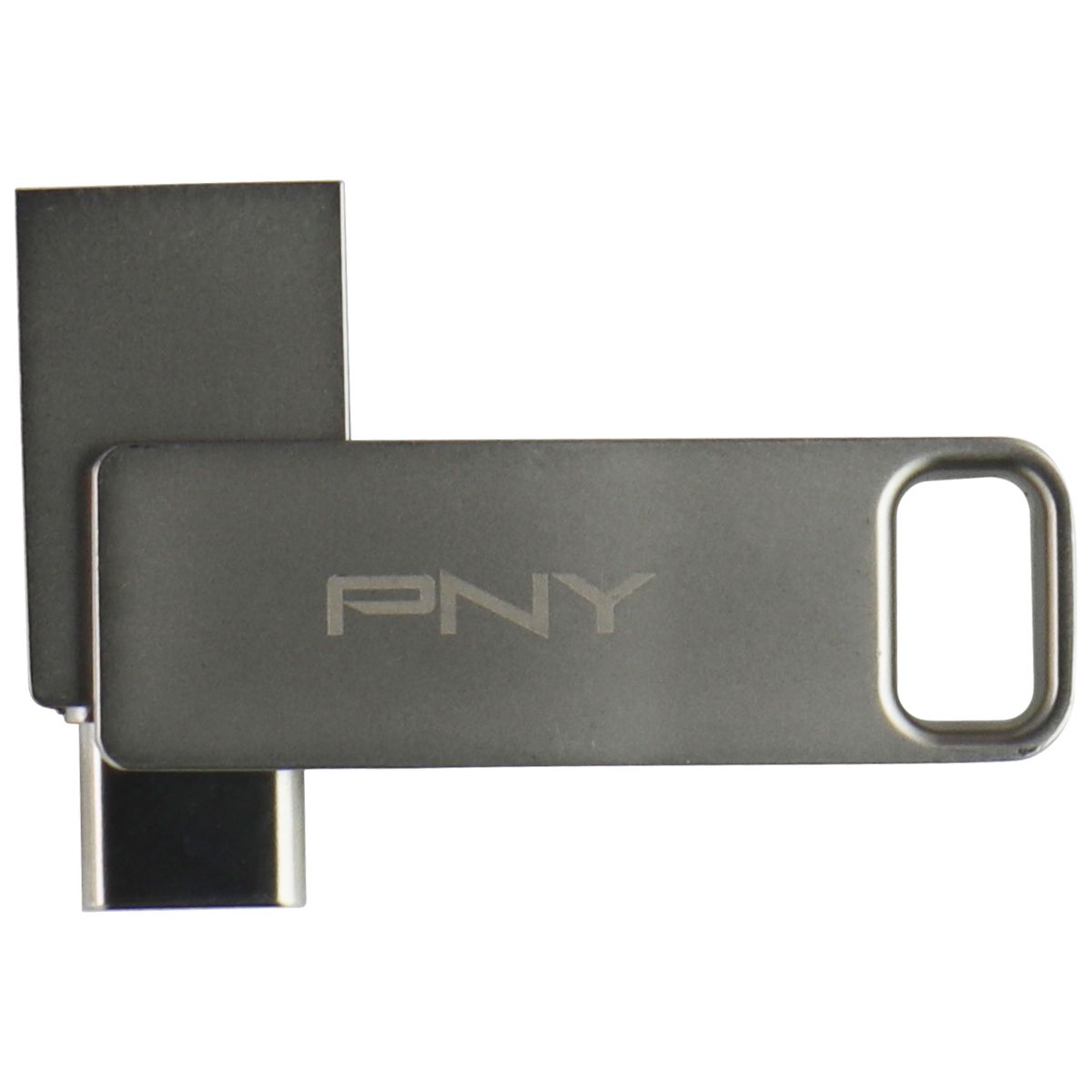 PNY 128GB DUO LINK USB 3.2 Type-C Dual Flash Drive - Silver/P-FDI128DULINKTYC-GE Digital Storage - USB Flash Drives PNY - Simple Cell Bulk Wholesale Pricing - USA Seller