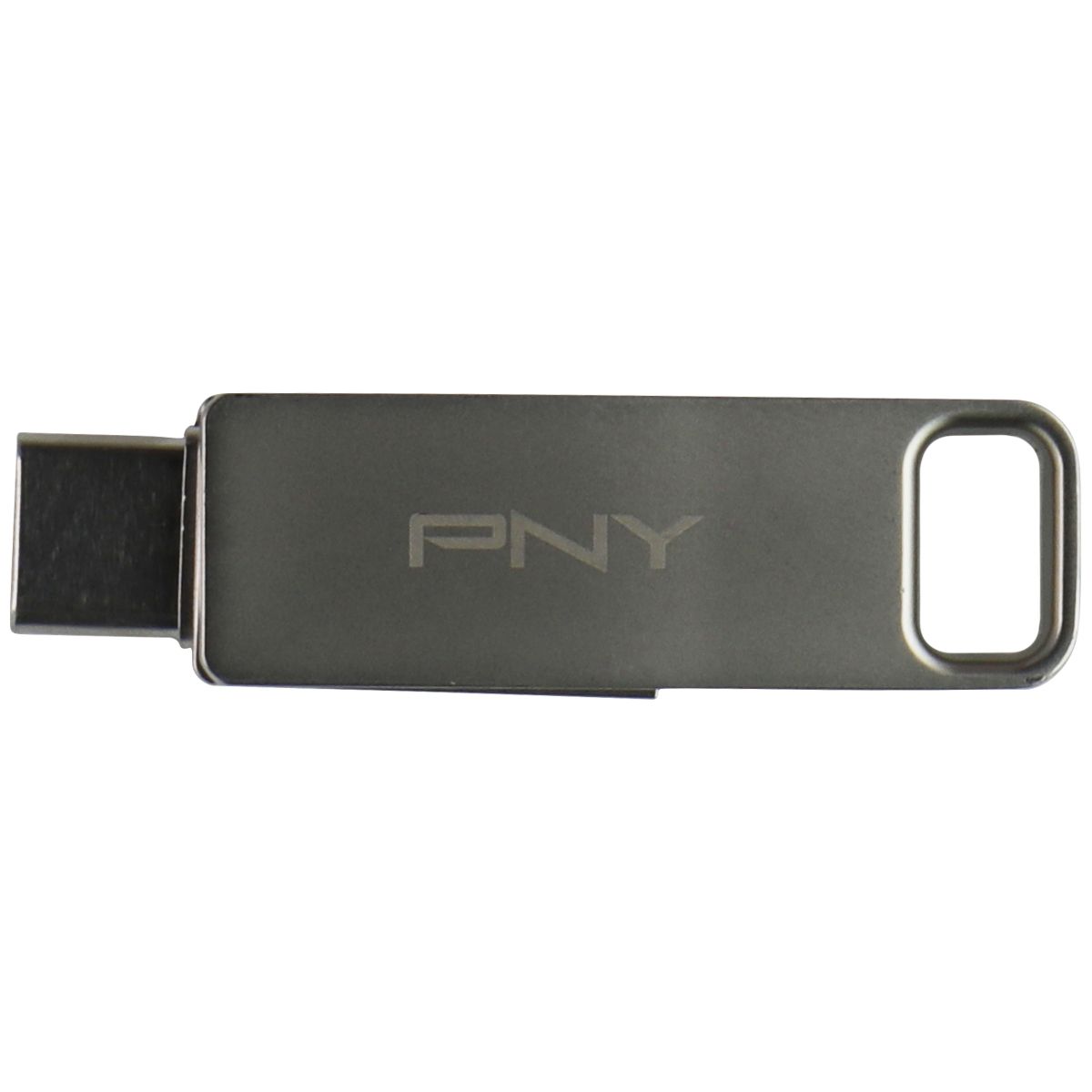 PNY 128GB DUO LINK USB 3.2 Type-C Dual Flash Drive - Silver/P-FDI128DULINKTYC-GE Digital Storage - USB Flash Drives PNY - Simple Cell Bulk Wholesale Pricing - USA Seller