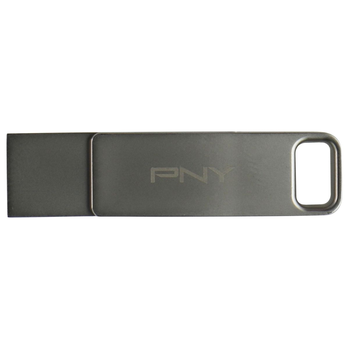 PNY 128GB DUO LINK USB 3.2 Type-C Dual Flash Drive - Silver/P-FDI128DULINKTYC-GE Digital Storage - USB Flash Drives PNY - Simple Cell Bulk Wholesale Pricing - USA Seller