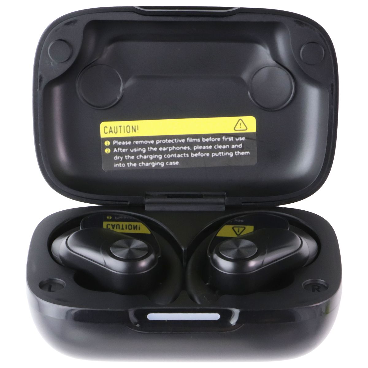 PocBuds T60 Wireless Bluetooth Sport Earbuds with Charging Case - Black