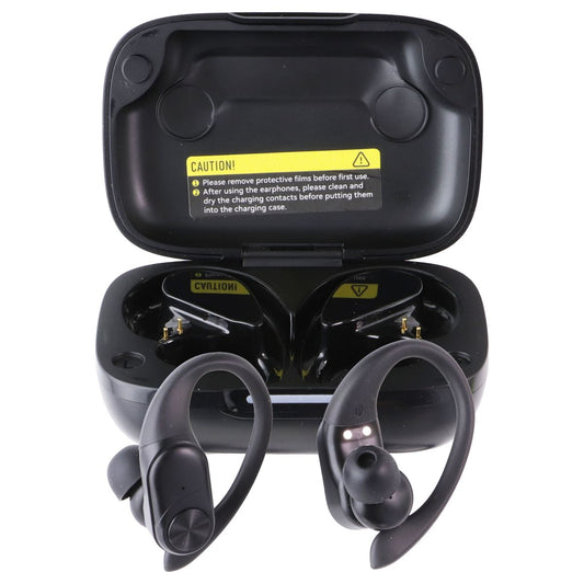 PocBuds T60 Wireless Bluetooth Sport Earbuds with Charging Case - Black