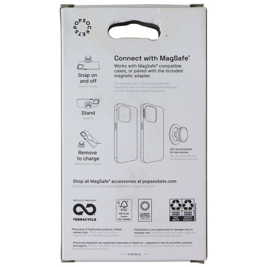 PopSockets Magnetic Phone Grip & Stand for MagSafe (Swappable Top) - Aura Cell Phone - Mounts & Holders PopSockets - Simple Cell Bulk Wholesale Pricing - USA Seller