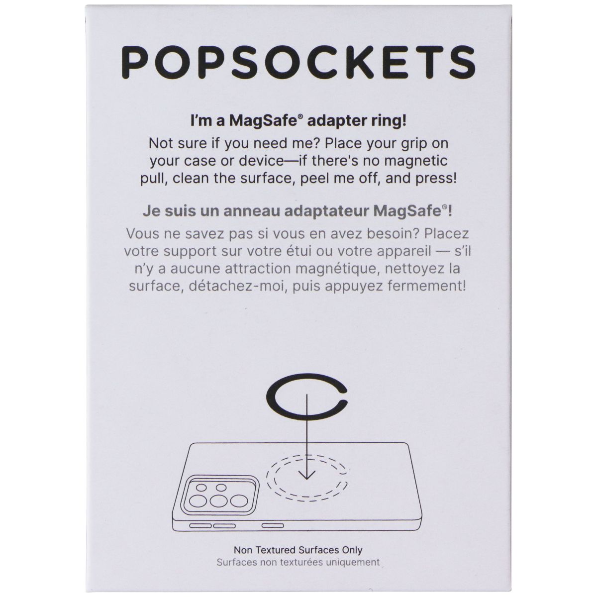 PopSockets Magnetic Phone Grip & Stand for MagSafe (Swappable Top) - Aura Cell Phone - Mounts & Holders PopSockets - Simple Cell Bulk Wholesale Pricing - USA Seller