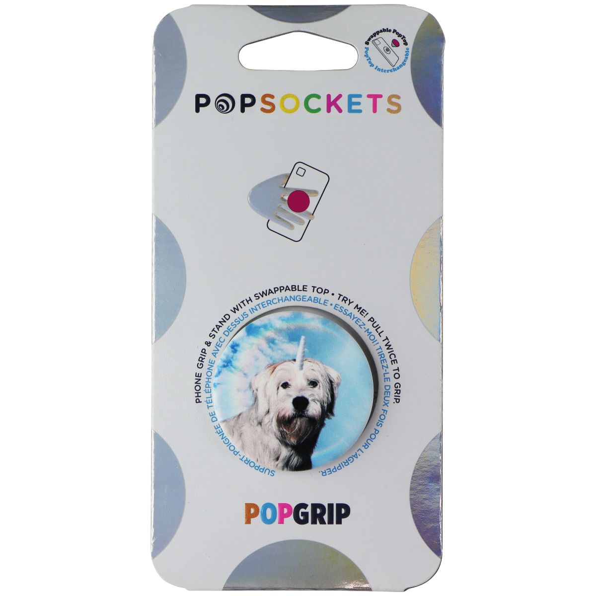 PopSockets PopGrip Holder & Stand with Swappable Top - Corn Dog Cell Phone - Mounts & Holders PopSockets - Simple Cell Bulk Wholesale Pricing - USA Seller
