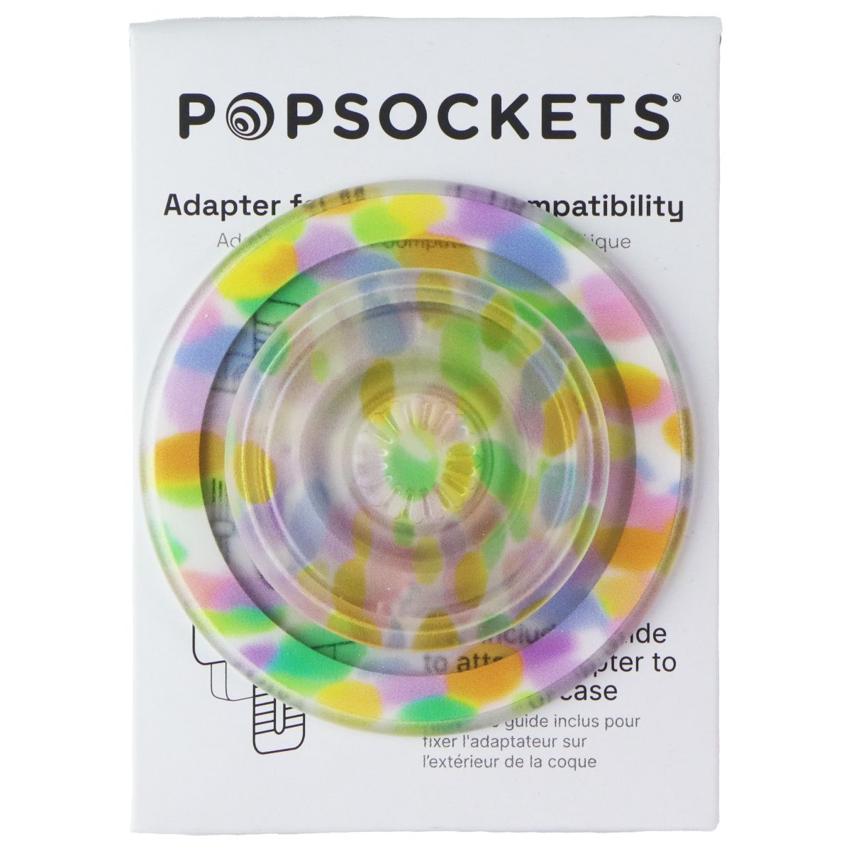 PopSockets Magnetic Phone Grip & Stand for MagSafe - Rainbow Glass