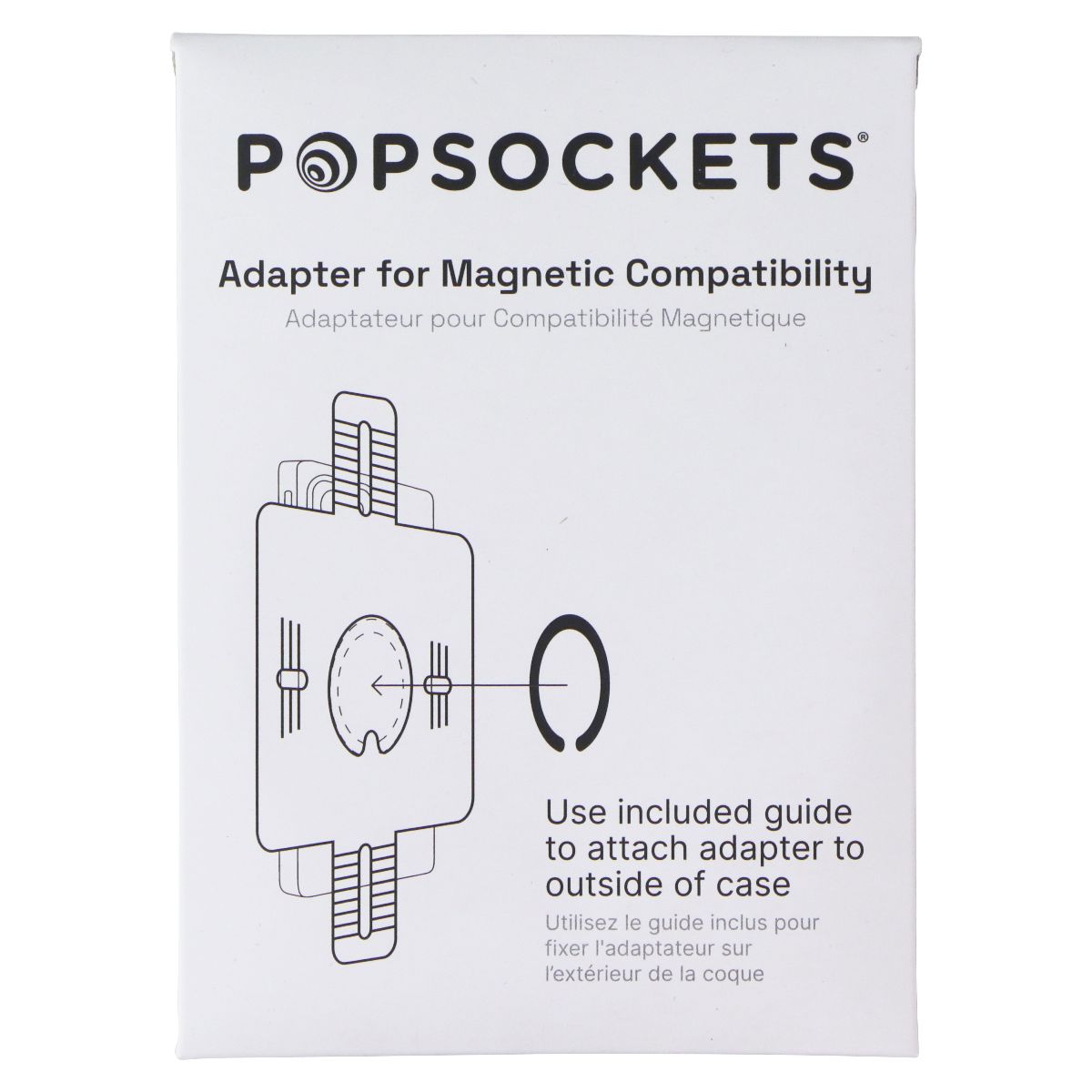 PopSockets Phone Grip & Stand for MagSafe with Adapter Ring - Sugar Plum Speckle