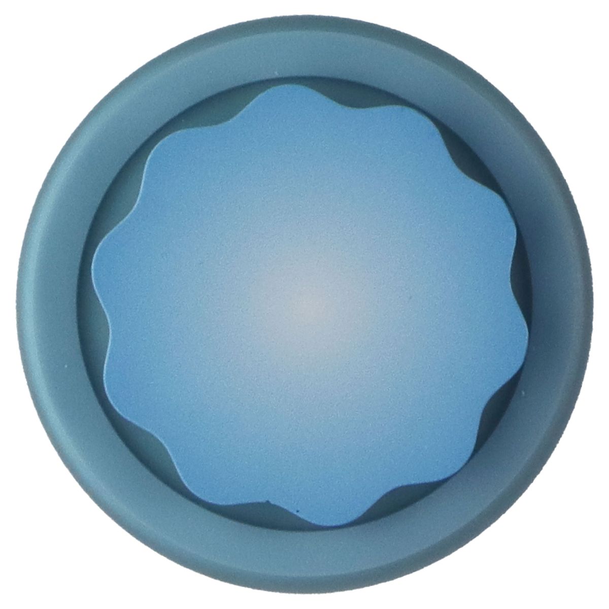 PopSockets Magnetic Phone Grip and Stand for Magsafe - Molded Flower Blue Sigh Cell Phone - Mounts & Holders PopSockets - Simple Cell Bulk Wholesale Pricing - USA Seller