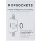 PopSockets Magnetic Phone Grip and Stand for Magsafe - Molded Flower Blue Sigh Cell Phone - Mounts & Holders PopSockets - Simple Cell Bulk Wholesale Pricing - USA Seller