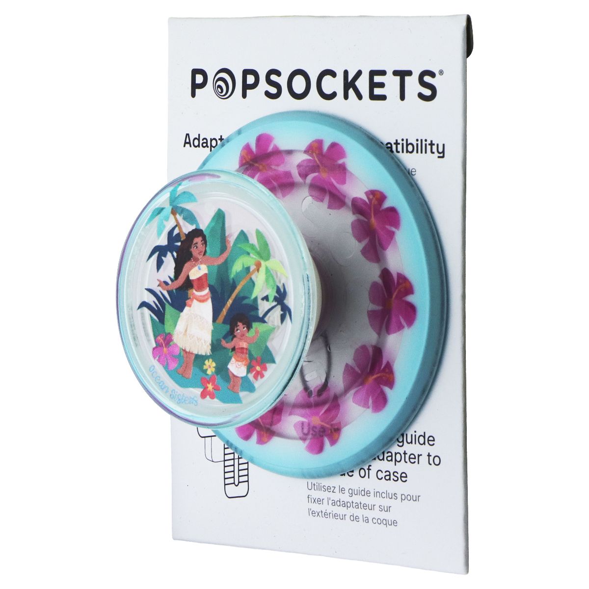 PopSockets Disney Magnetic Phone Grip and Stand for MagSafe - Ocean Sisters Cell Phone - Mounts & Holders PopSockets - Simple Cell Bulk Wholesale Pricing - USA Seller