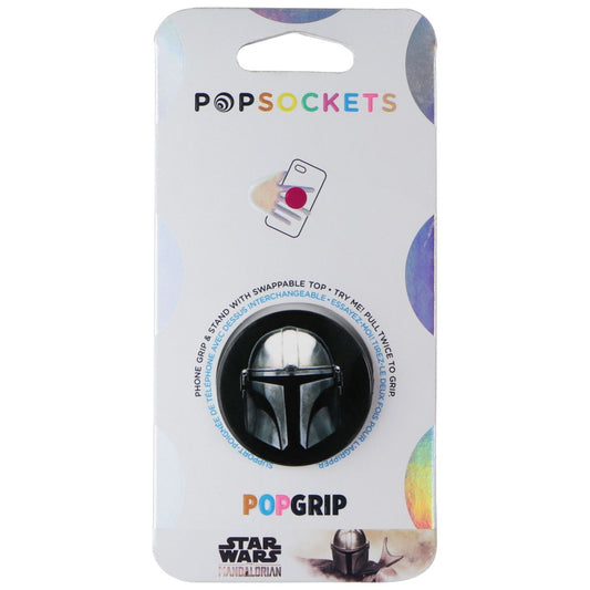 PopSockets PopGrip: Swappable Grip for Phones & Tablets - Star Wars Mandalorian Cell Phone - Mounts & Holders PopSockets - Simple Cell Bulk Wholesale Pricing - USA Seller