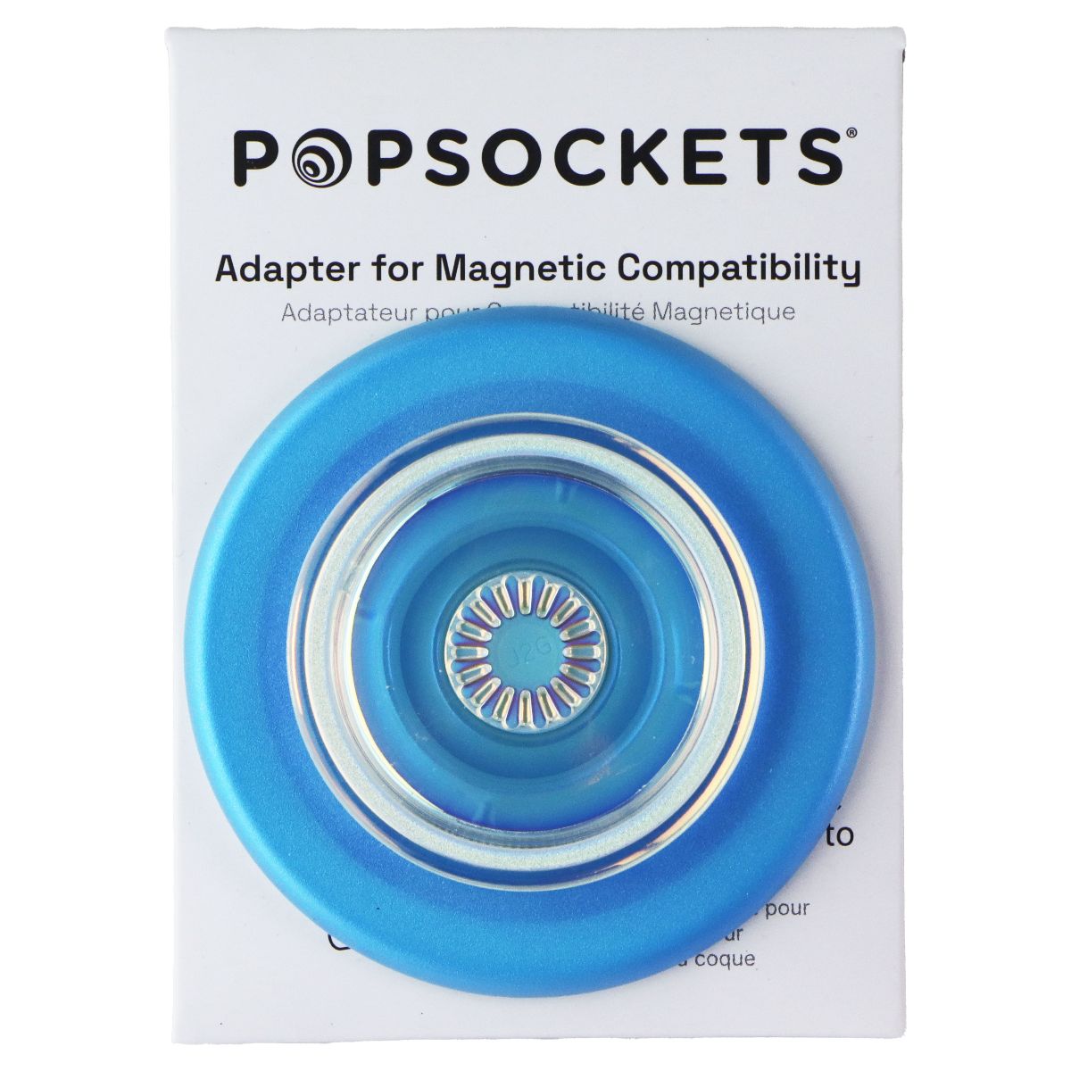 PopSockets Magnetic Grip and Stand for MagSafe - Blue Opalescent Cell Phone - Mounts & Holders PopSockets - Simple Cell Bulk Wholesale Pricing - USA Seller