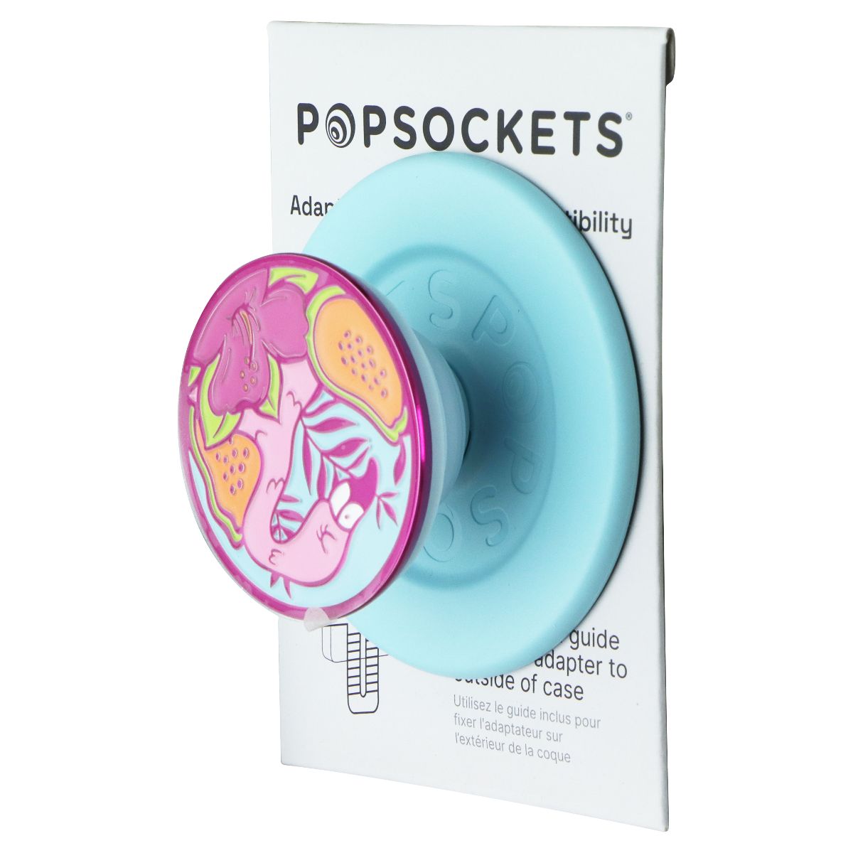PopSockets Magnetic Phone Grip and Stand for MagSafe - Enamel Flamingo Cell Phone - Mounts & Holders PopSockets - Simple Cell Bulk Wholesale Pricing - USA Seller