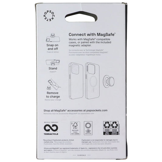 PopSockets Magnetic Phone Grip & Stand for MagSafe - Enamel Latte Cut