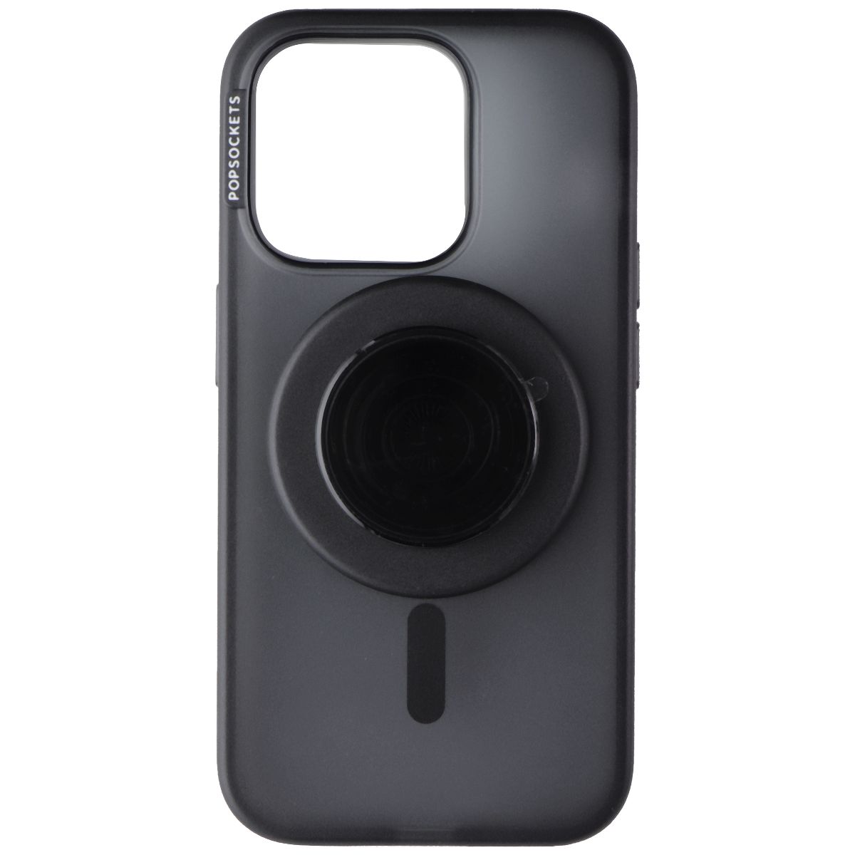 PopSockets PopCase for MagSafe for iPhone 15 Pro - Black Translucent Cell Phone - Cases, Covers & Skins PopSockets    - Simple Cell Bulk Wholesale Pricing - USA Seller