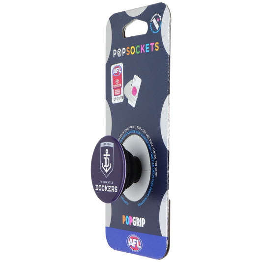 PopSockets PopGrip Expanding Stand Grip w/ Swappable Top - AFL Fremantle Dockers Cell Phone - Mounts & Holders PopSockets - Simple Cell Bulk Wholesale Pricing - USA Seller