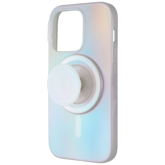 PopSockets Case with MagSafe and PopGrip for iPhone 15 Pro - Opalescent Clear Cell Phone - Cases, Covers & Skins PopSockets    - Simple Cell Bulk Wholesale Pricing - USA Seller