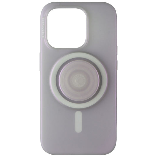 PopSockets Case with MagSafe and PopGrip for iPhone 15 Pro - Opalescent Clear