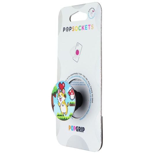PopSockets PopGrip Holder & Stand with Swappable Top - CorgiBit Cell Phone - Mounts & Holders PopSockets - Simple Cell Bulk Wholesale Pricing - USA Seller