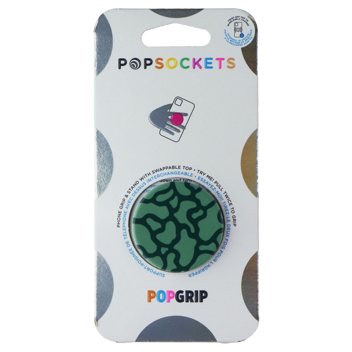 PopSockets PopGrip Swappable Grip & Stand - Camo Flow Cell Phone - Mounts & Holders PopSockets - Simple Cell Bulk Wholesale Pricing - USA Seller