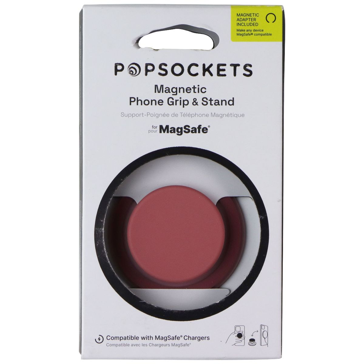 PopSockets Magnetic Phone Grip and Stand for MagSafe - Clay Cell Phone - Mounts & Holders PopSockets - Simple Cell Bulk Wholesale Pricing - USA Seller