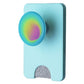 PopSockets PopWallet+ Magnetic Phone Wallet for MagSafe Devices - Blue Rainbow