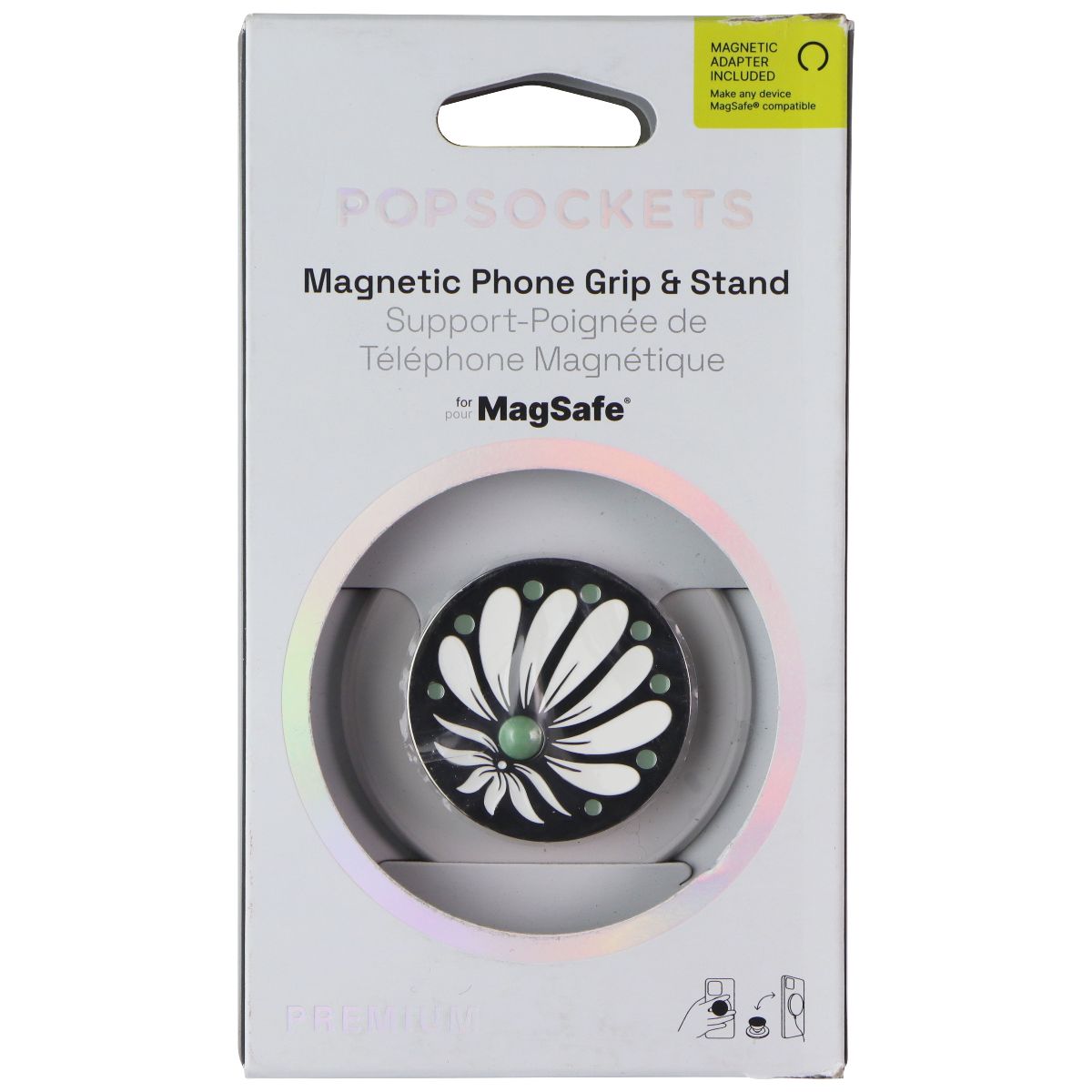 PopSockets Magnetic Phone Grip and Stand for MagSafe - Enamel Desert Gem Bloom Cell Phone - Mounts & Holders PopSockets - Simple Cell Bulk Wholesale Pricing - USA Seller