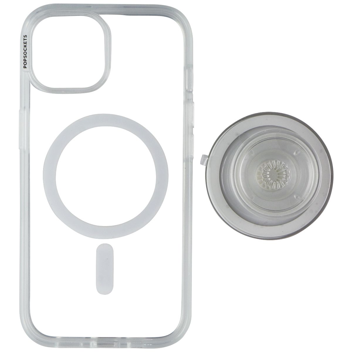 PopSockets PopCase for MagSafe for Apple iPhone 15 - Translucent Cell Phone - Cases, Covers & Skins PopSockets    - Simple Cell Bulk Wholesale Pricing - USA Seller