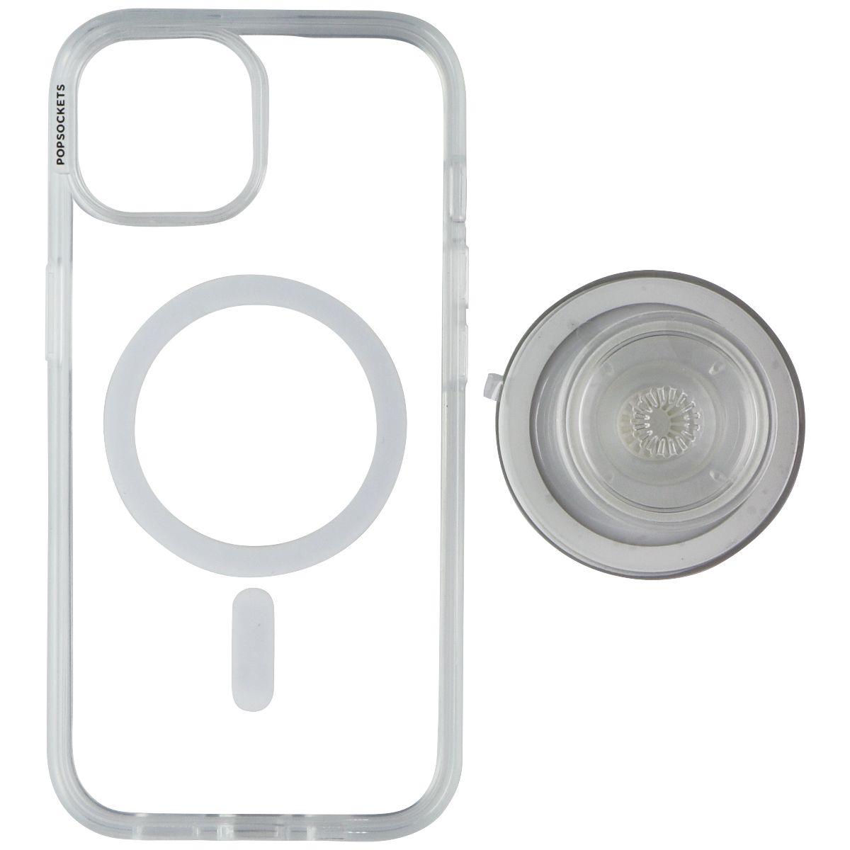 PopSockets PopCase for MagSafe for Apple iPhone 15 - Translucent Cell Phone - Cases, Covers & Skins PopSockets - Simple Cell Bulk Wholesale Pricing - USA Seller