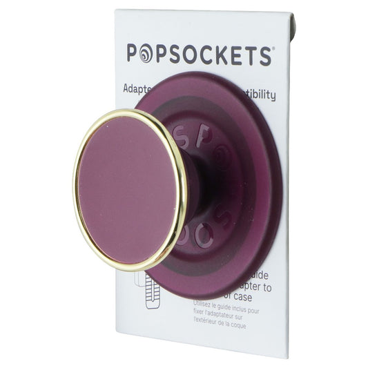 PopSockets Magnetic Phone Grip & Stand for MagSafe - Red Wine Enamel Cell Phone - Mounts & Holders PopSockets - Simple Cell Bulk Wholesale Pricing - USA Seller