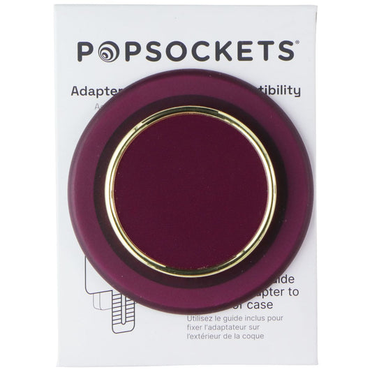 PopSockets Magnetic Phone Grip & Stand for MagSafe - Red Wine Enamel Cell Phone - Mounts & Holders PopSockets - Simple Cell Bulk Wholesale Pricing - USA Seller