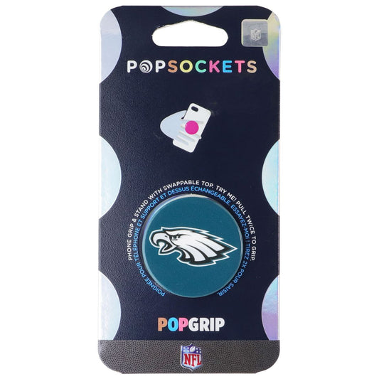 PopSockets PopGrip Expanding Stand/Grip w/ Swappable Top - NFL Eagles Logo
