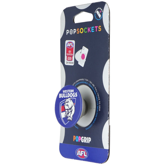 PopSockets PopGrip Expanding Stand Grip w/ Swap Top - AFL Western Bulldogs Cell Phone - Mounts & Holders PopSockets - Simple Cell Bulk Wholesale Pricing - USA Seller
