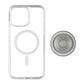 PopSockets PopCase for MagSafe for iPhone 15 Pro Max -Clear Cell Phone - Cases, Covers & Skins PopSockets - Simple Cell Bulk Wholesale Pricing - USA Seller