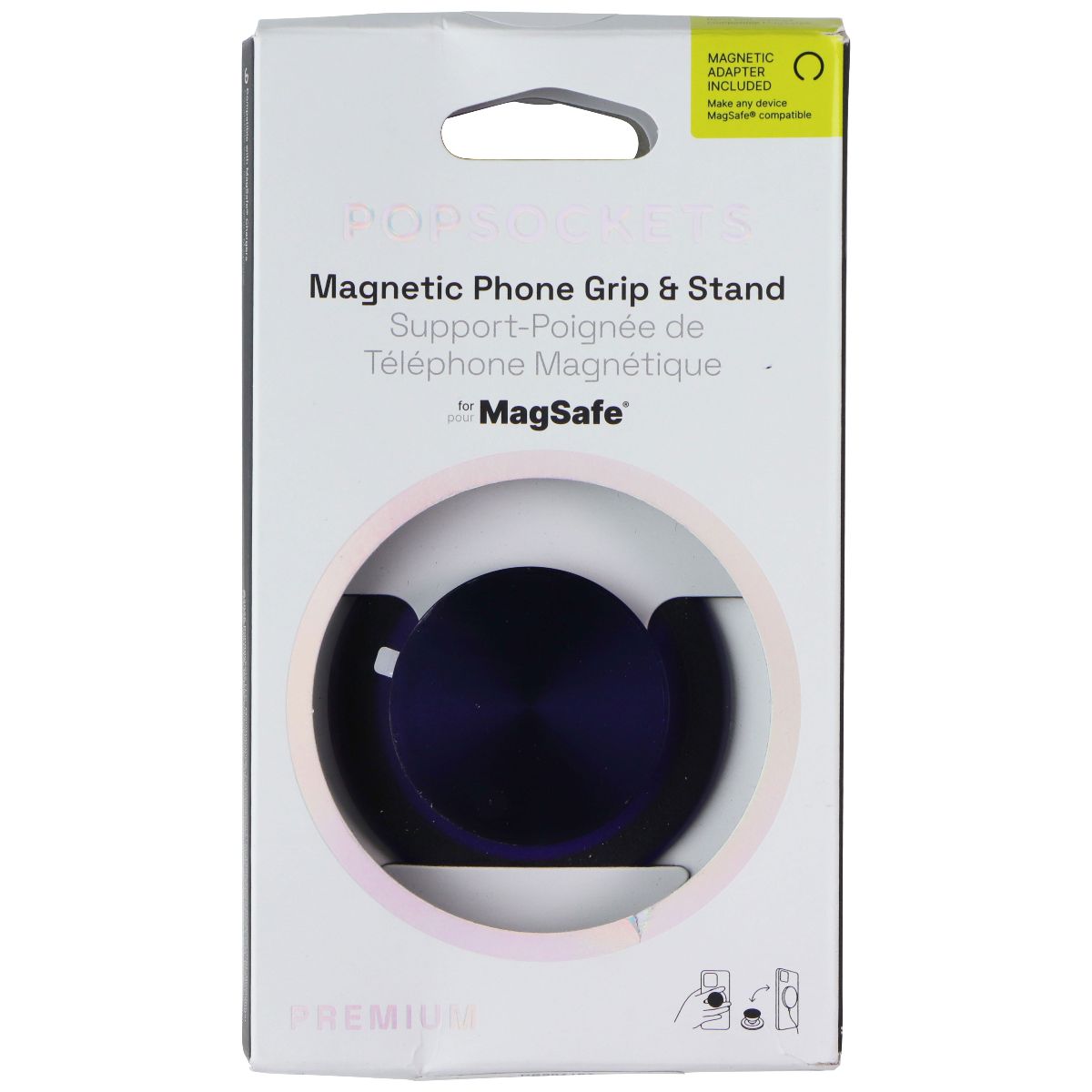 PopSockets Magnetic Phone Grip and Stand for MagSafe - French Navy Cell Phone - Mounts & Holders PopSockets - Simple Cell Bulk Wholesale Pricing - USA Seller