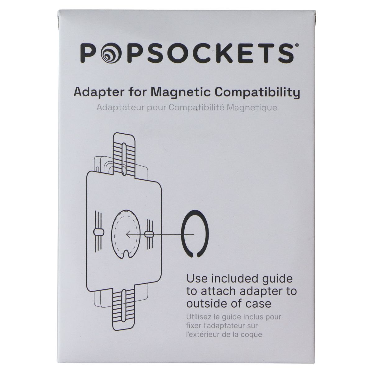 PopSockets PopBase Round Magnetic Base Only for MagSafe - Ripple Iridescent Cell Phone - Mounts & Holders PopSockets - Simple Cell Bulk Wholesale Pricing - USA Seller