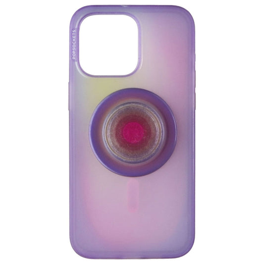PopSockets PopCase for MagSafe for Apple iPhone 15 Pro Max - Aura Cell Phone - Cases, Covers & Skins PopSockets - Simple Cell Bulk Wholesale Pricing - USA Seller