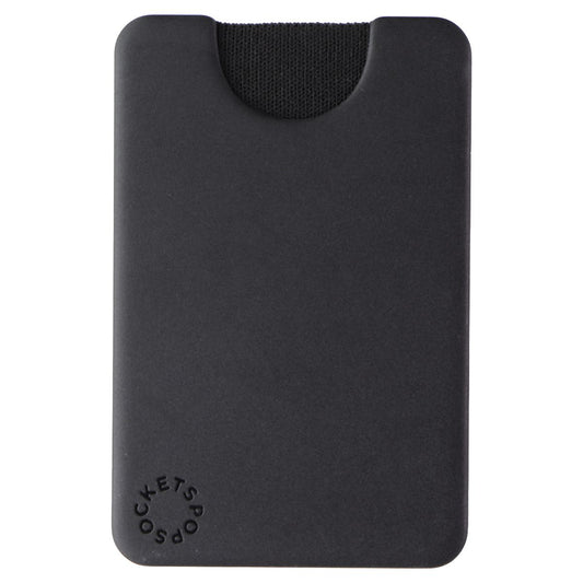 PopSockets PopWallet: Removable & Repositionable Wallet - Black Cell Phone - Mounts & Holders PopSockets - Simple Cell Bulk Wholesale Pricing - USA Seller