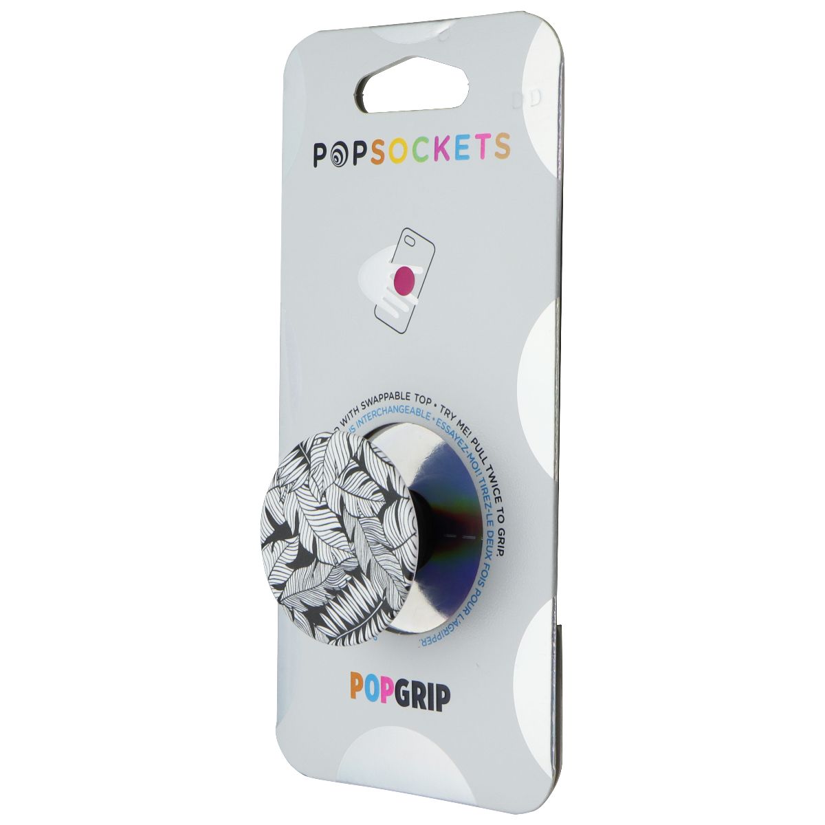 PopSockets Swappable PopGrip Stand and Grip - Mono Jungle Cell Phone - Mounts & Holders PopSockets    - Simple Cell Bulk Wholesale Pricing - USA Seller