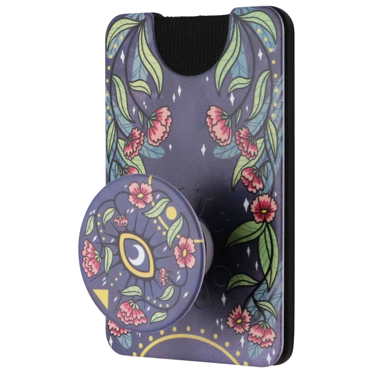PopSockets PopWallet+ for MagSafe Magnetic Phone Card Holder - Floral Bohemian Cell Phone - Mounts & Holders PopSockets - Simple Cell Bulk Wholesale Pricing - USA Seller
