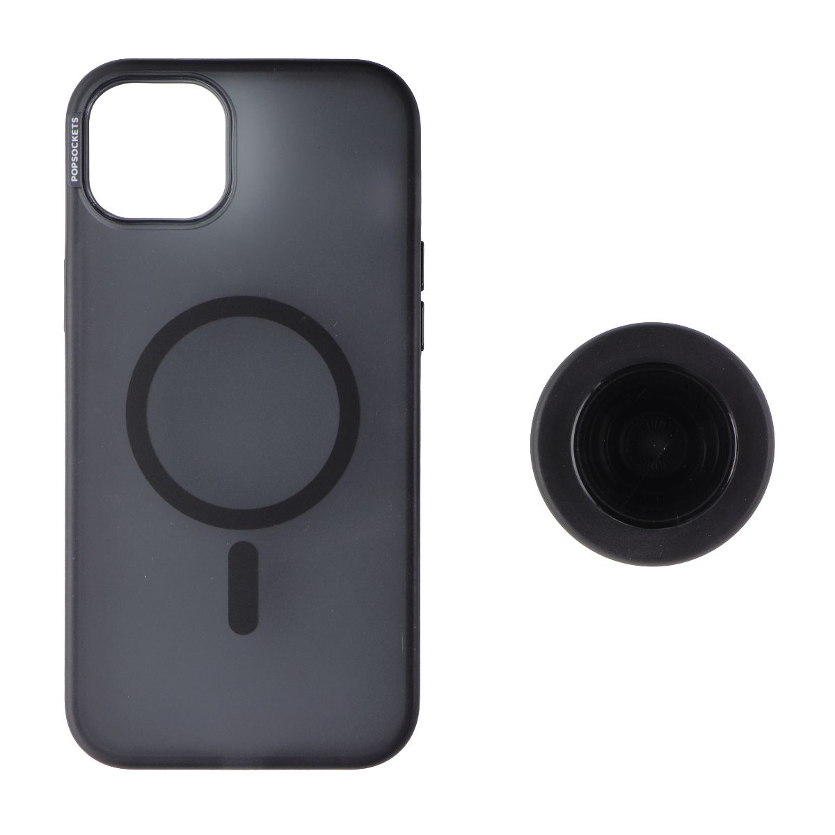 PopSockets PopCase for MagSafe for Apple iPhone 15 Plus - Black Cell Phone - Cases, Covers & Skins PopSockets - Simple Cell Bulk Wholesale Pricing - USA Seller