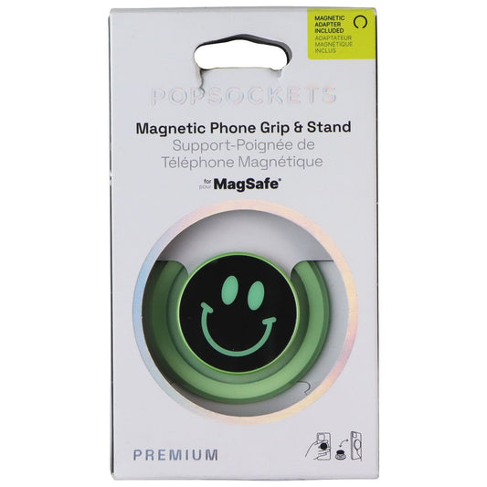 PopSockets Magnetic Phone Grip and Stand for MagSafe - Matcha Dew Happy Reflex Cell Phone - Mounts & Holders PopSockets - Simple Cell Bulk Wholesale Pricing - USA Seller