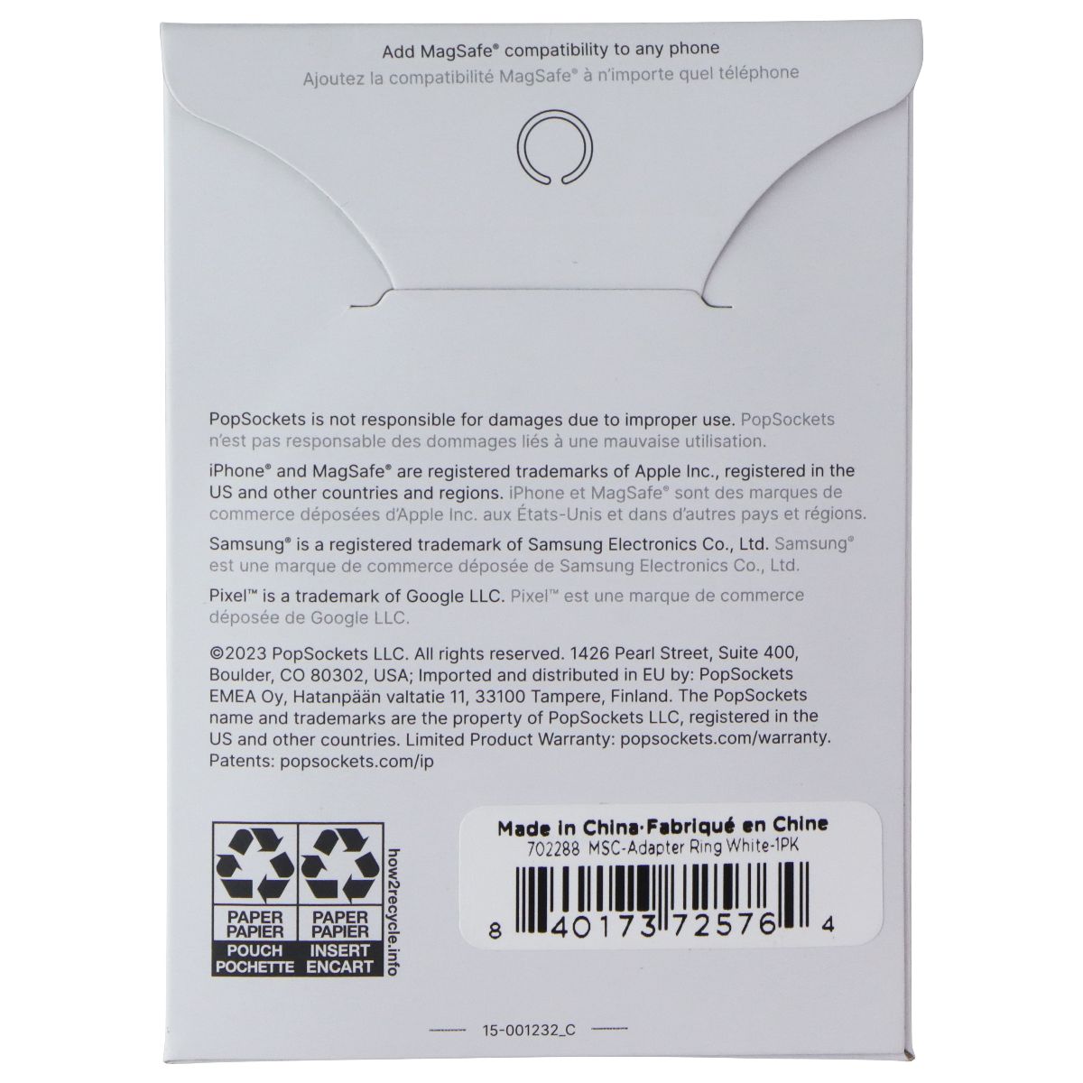 PopSockets Magnetic Phone Grip and Stand for MagSafe - Doodle Daisy Boca Cell Phone - Mounts & Holders PopSockets - Simple Cell Bulk Wholesale Pricing - USA Seller