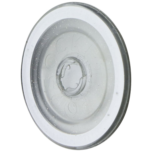 PopSockets Magnetic Grip Base for MagSafe - Clear Glitter Silver *BASE ONLY