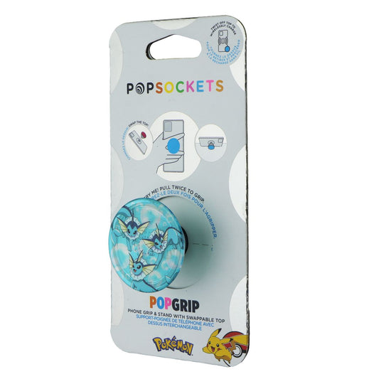 PopSockets PopGrip Swappable Grip & Stand - Vaporeon Bubbles Cell Phone - Mounts & Holders PopSockets    - Simple Cell Bulk Wholesale Pricing - USA Seller