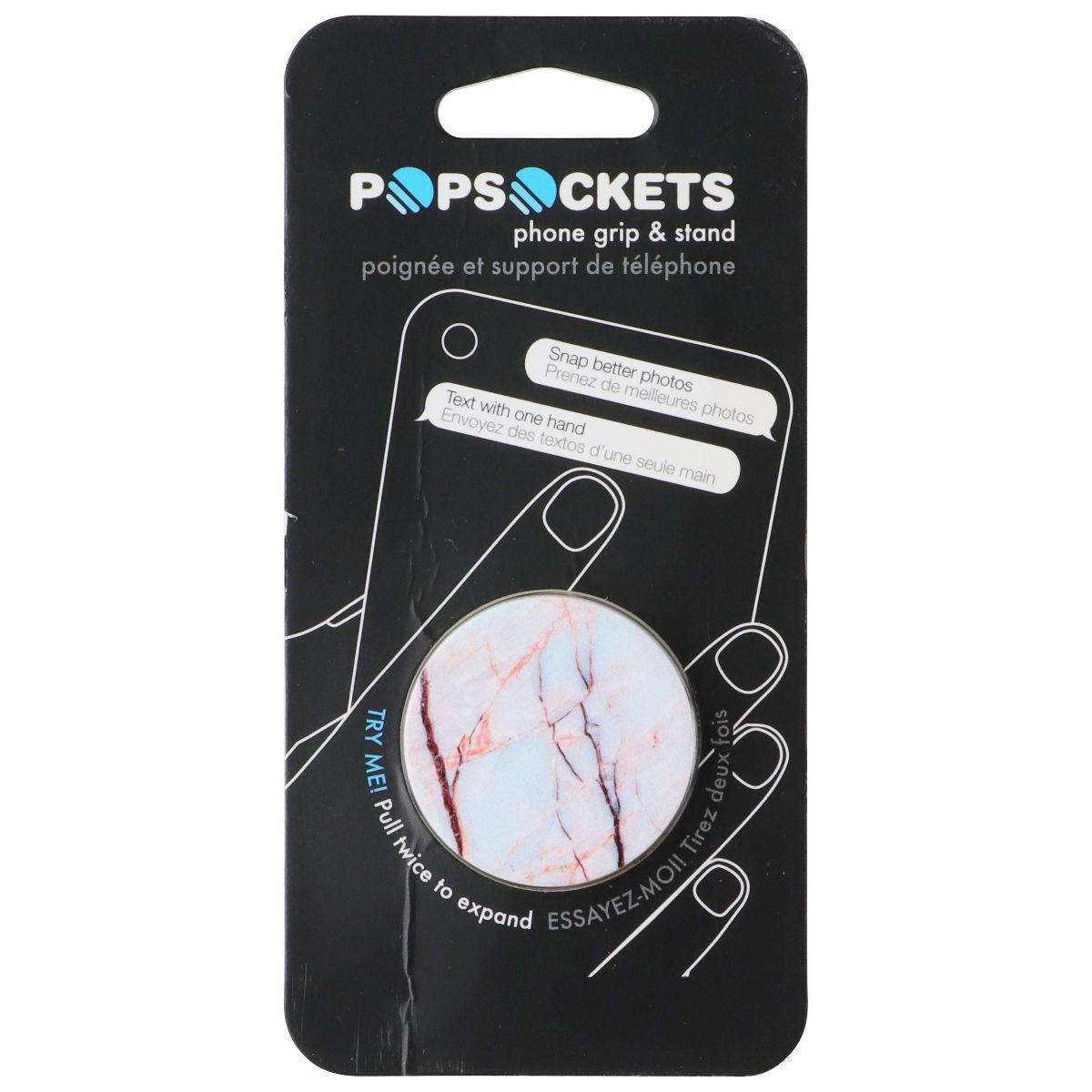 PopSockets: Collapsible Grip & Stand for Phones and Tablets - Blush Marble