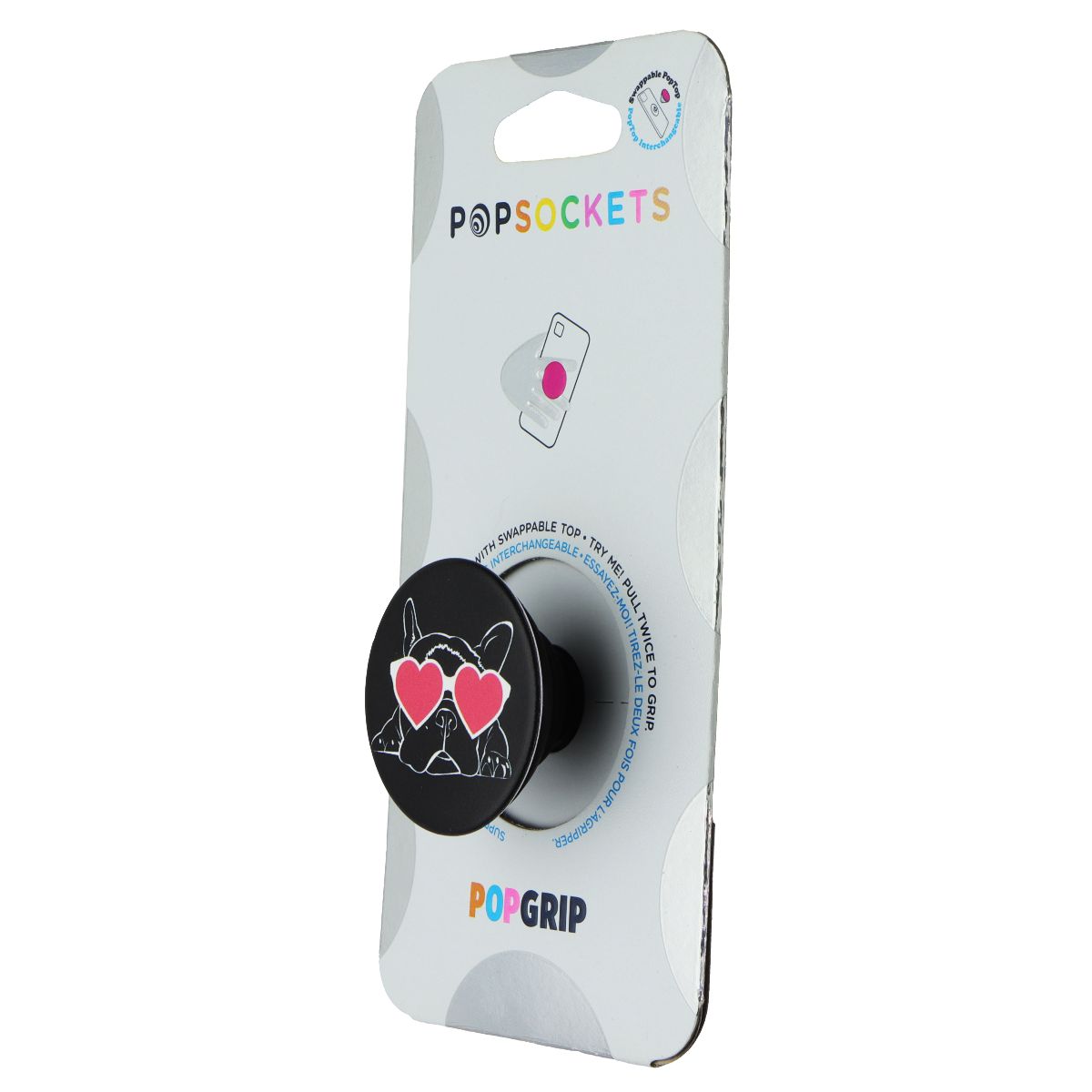 PopSockets PopGrip Expanding Stand Grip with Swappable Top - Sleepy Shades Cell Phone - Mounts & Holders PopSockets - Simple Cell Bulk Wholesale Pricing - USA Seller