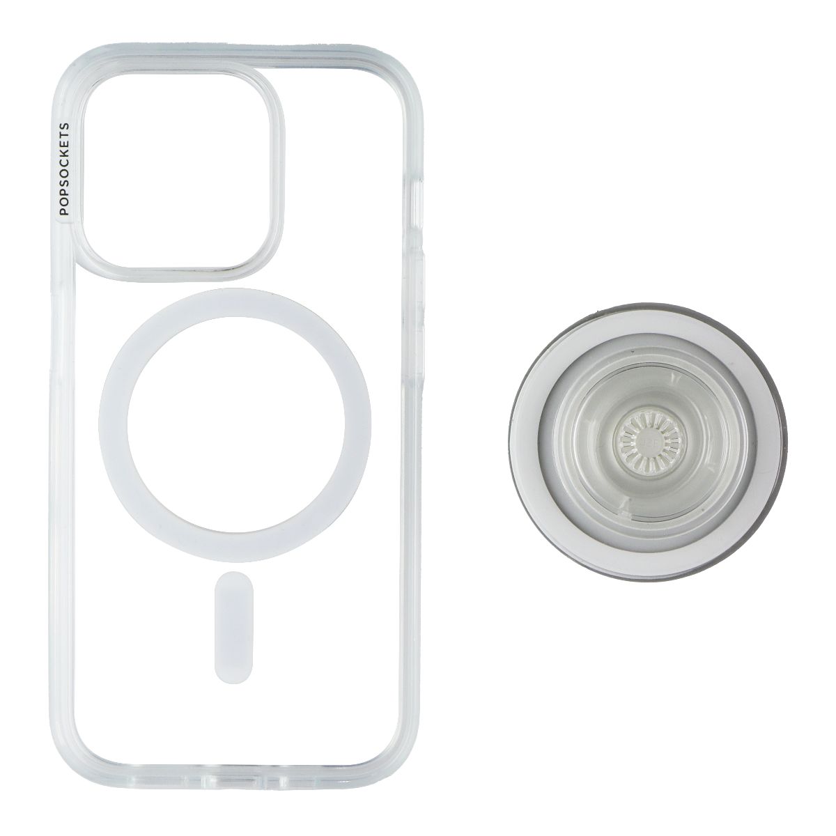 PopSockets PopCase for MagSafe for iPhone 15 Pro - Clear Cell Phone - Cases, Covers & Skins PopSockets    - Simple Cell Bulk Wholesale Pricing - USA Seller