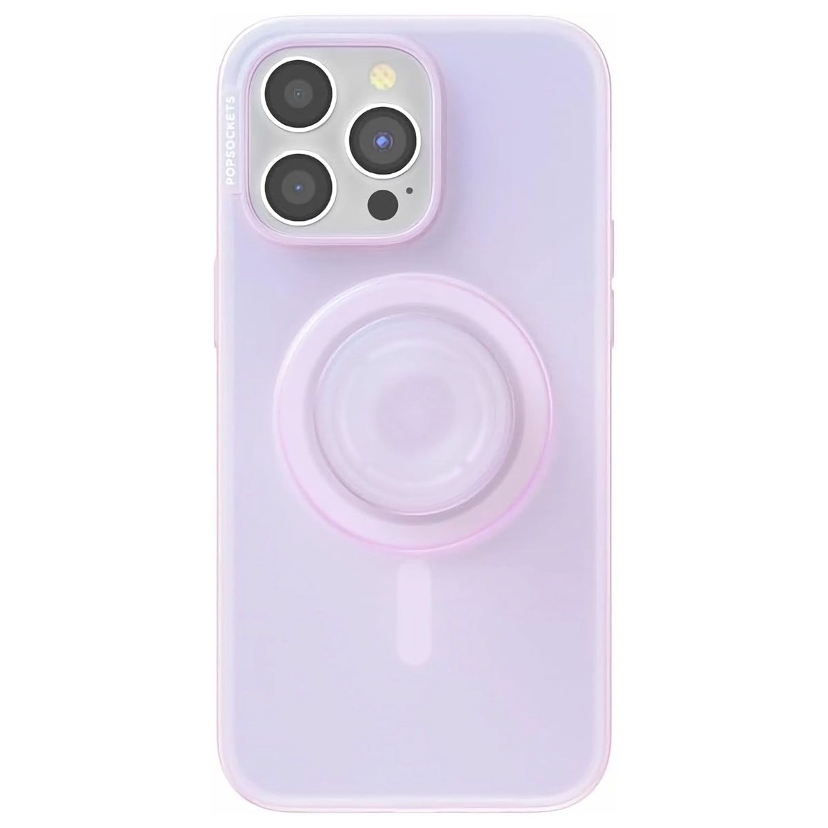 PopSockets PopCase for MagSafe for Apple iPhone 15 Pro Max - Opalescent Clear Cell Phone - Cases, Covers & Skins PopSockets - Simple Cell Bulk Wholesale Pricing - USA Seller