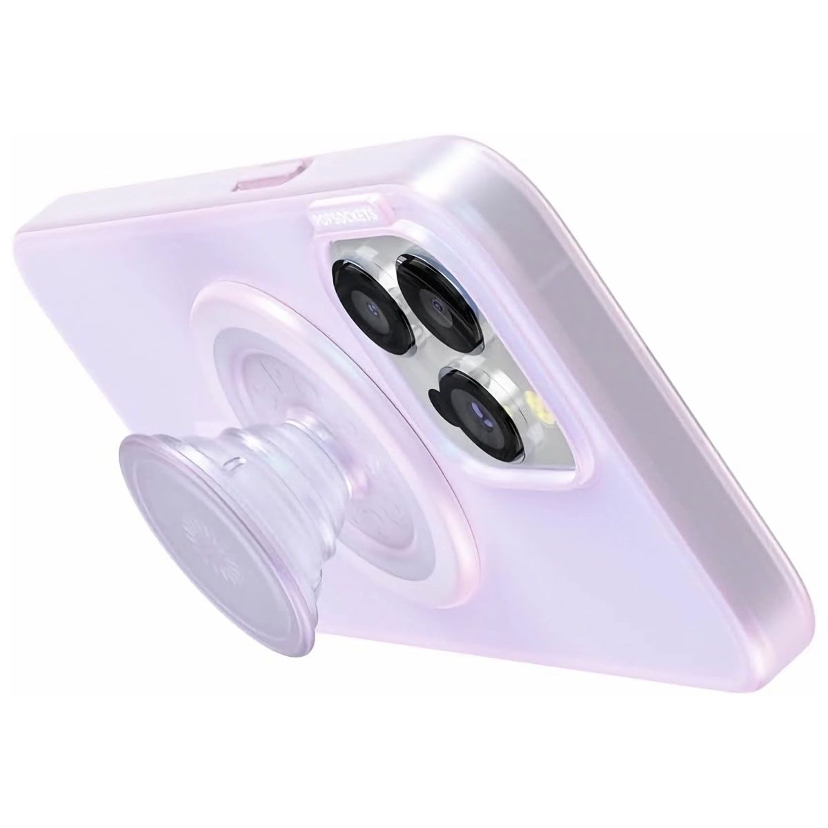 PopSockets PopCase for MagSafe for Apple iPhone 15 Pro Max - Opalescent Clear Cell Phone - Cases, Covers & Skins PopSockets - Simple Cell Bulk Wholesale Pricing - USA Seller